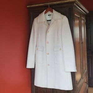 J.Crew Winter White Peacoat
